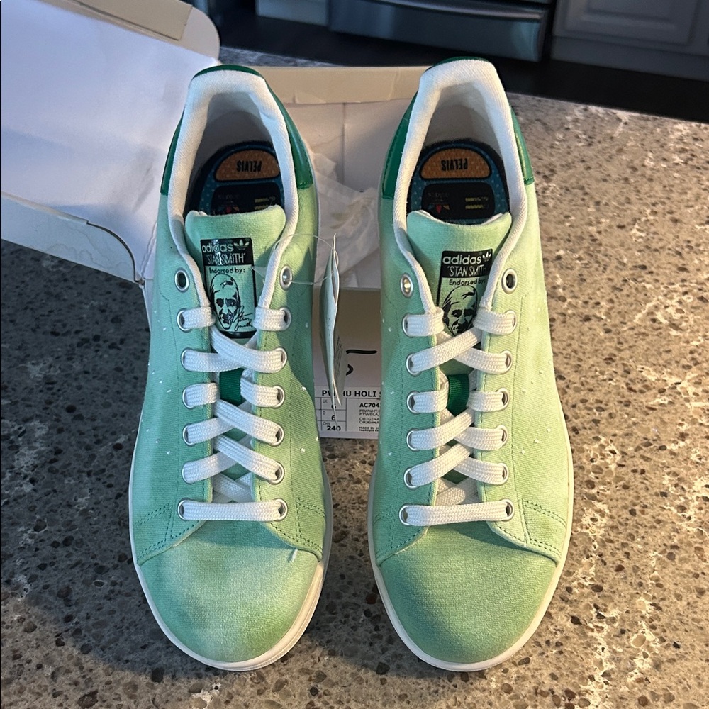 Adidas Originals × Pharrell Williams PW Hu Holi Stan Smith, M6.5/W8, NIB